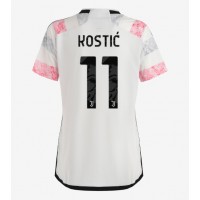 Juventus Filip Kostic #11 Vonkajší Ženy futbalový dres 2023-24 Krátky Rukáv